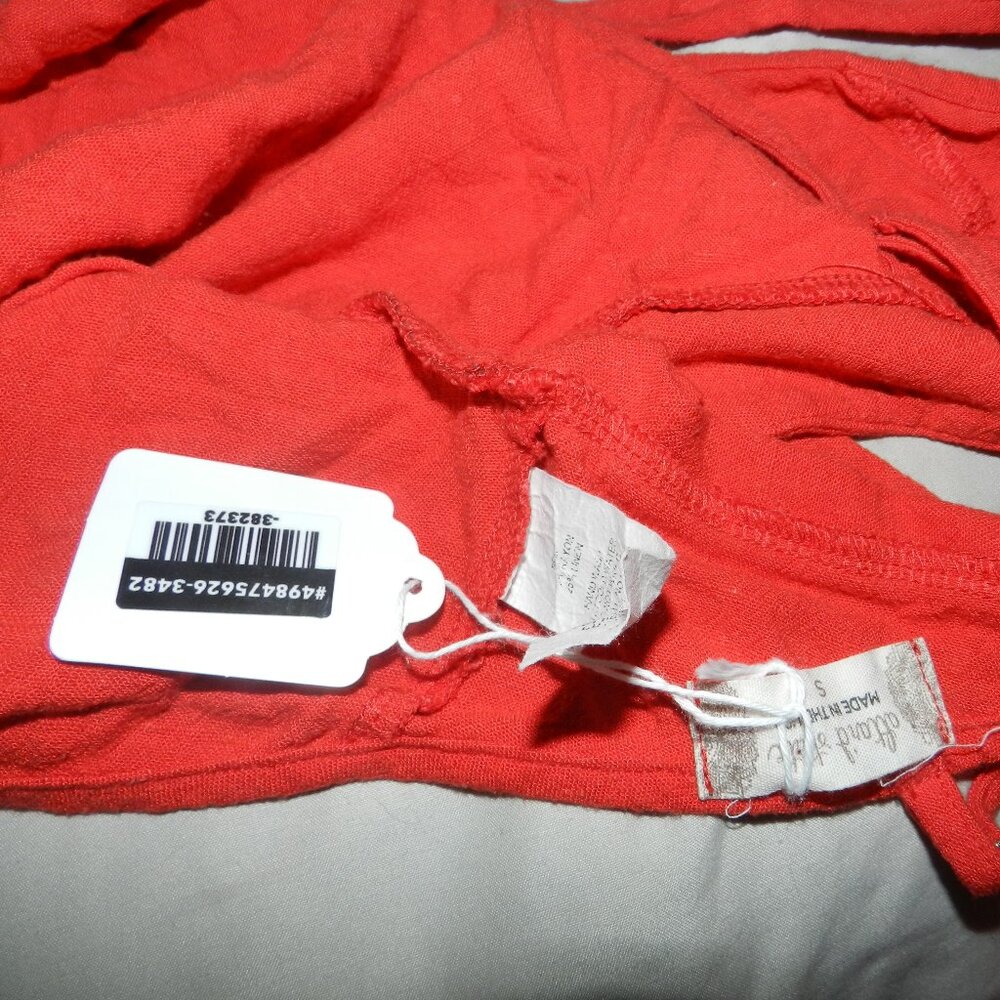 Altar'd State Vibrant solid red strappy crop tank top Small NWT🆕📦⌚🏃🏻💨⚡🚚 - Picture 15 of 15